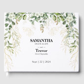 黄金の誓い：植物学結婚のゲストブック ゲストブック (正面)