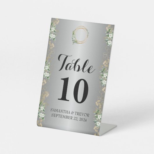 黄金の誓い：王結婚宮のテーブルのペデスタルのサイン 台座サイン (正面)