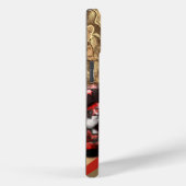 黄金の赤いベージュのシックなクール大理石 Case-Mate iPhoneケース (裏面 / 右)