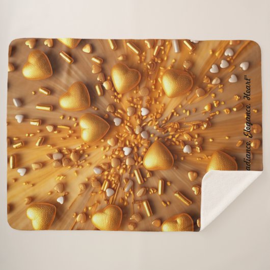 黄金の輝き シェルパブランケット (正面(横))