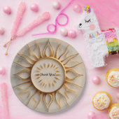 黄金の輝き ペーパープレート (パーティー)