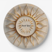 黄金の輝き ペーパープレート (正面)