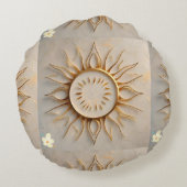 黄金の輝き ラウンドクッション (裏面)