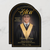 黄金の輝き 未来を照らして 招待状 (正面/裏面)