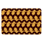 黄金の輝くバンニー マグネット (横)