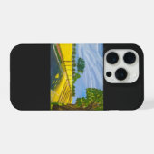 黄金の野原と小道 iPhoneケース (裏面横)