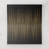 黄金の銅星シャワー プレイスカード (内部開封)