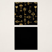 黄金の鍵でシームレスなパターン (正面&裏面)