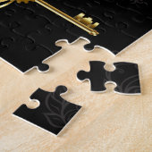 黄金の鍵でシームレスなパターン ジグソーパズル (側面)