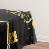 黄金の鍵でシームレスなパターン テーブルクロス (インサイチュ)