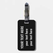 黄金の鍵でシームレスなパターン ラゲッジタグ (裏面縦)