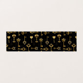 黄金の鍵でシームレスなパターン 名刺 (外部フラット)