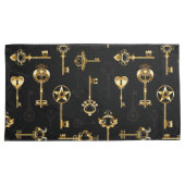 黄金の鍵でシームレスなパターン 枕カバー (正面右)