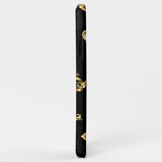 黄金の鍵でシームレスなパターン Case-Mate iPhoneケース (裏面/右)