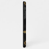 黄金の鍵でシームレスなパターン iPhoneケース (左側)