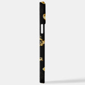 黄金の鍵でシームレスなパターン iPhoneケース (右側面)