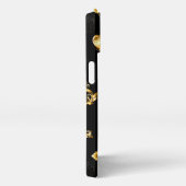 黄金の鍵でシームレスなパターン iPhoneケース (右側面)