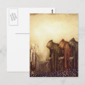 "黄金の鍵"ジョン・バウアーの水色 ポストカード (正面/裏面)