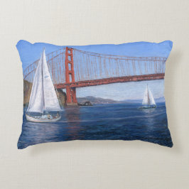 黄金の門の下を航海すること アクセントクッション