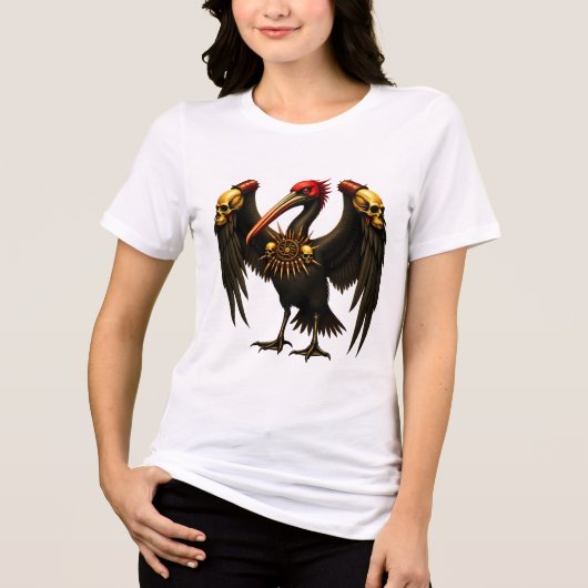 黄金の門の先駆者 夜のペリカン トライブレンドＴシャツ (正面)