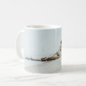 黄金の門を垣間見る コーヒーマグカップ (正面左)