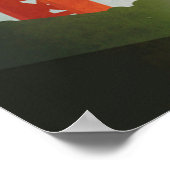 黄金の門橋の上で ポスター (角)