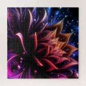 黄金の開花トワイライトの深さ ジグソーパズル (横)