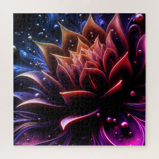 黄金の開花トワイライトの深さ ジグソーパズル