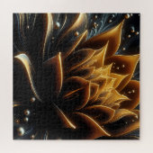 黄金の開花トワイライトの深さ ジグソーパズル (横)