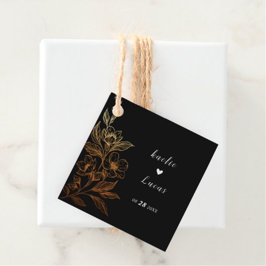 黄金の開花 |ブラック結婚ズ フェイバータグ (インサイチュ)