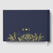 黄金の開花 | ロマンチック結婚海軍 ゲストブック (裏面)