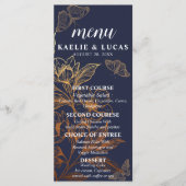 黄金の開花 | ロマンチック結婚海軍 メニュー (正面)