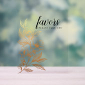 黄金の開花 | 結婚式の引き出物 アクリルサイン (ニュートラル)