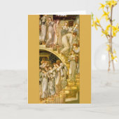 「黄金の階段」エドワード・バーン=ジョーンズ カード (黄色い花)