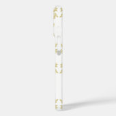 黄金の雪の渦巻きケースメイト三星銀河ケース Case-Mate iPhoneケース (裏面 / 左)