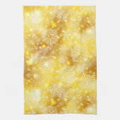 黄金の雪片 キッチンタオル (縦)