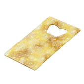 黄金の雪片 クレジットカード栓抜き (裏面アングル)