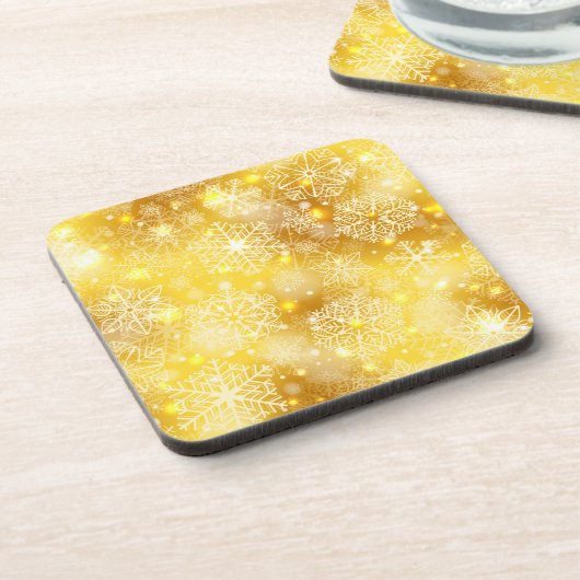 黄金の雪片 コースター (左側)