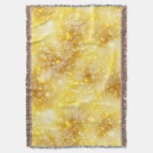 黄金の雪片 スローブランケット (正面縦)