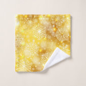 黄金の雪片 バスタオルセット (ウォッシュタオル)