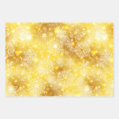 黄金の雪片 ラッピングペーパーシート (正面)