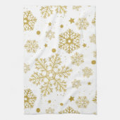 黄金の雪 キッチンタオル (縦)