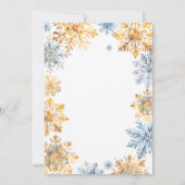 黄金の雪 サンキューカード (裏面)