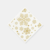 黄金の雪 スタンダードカクテルナプキン (角)