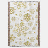 黄金の雪 スローブランケット (正面縦)
