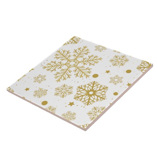 黄金の雪 タイル (側面)