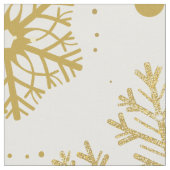 黄金の雪 ファブリック (クローズアップ)