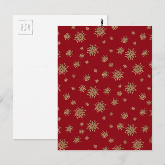 黄金の雪 ポストカード (正面/裏面)