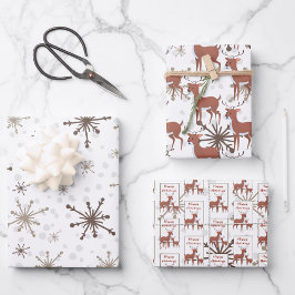 黄金の雪 ラッピングペーパーシート