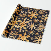 黄金の雪 ラッピングペーパー (アンロールド)